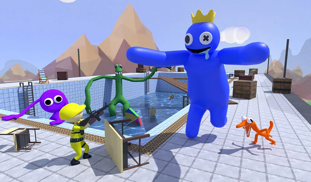 Blue Survival: Hide N Seek - عکس بازی موبایلی اندروید