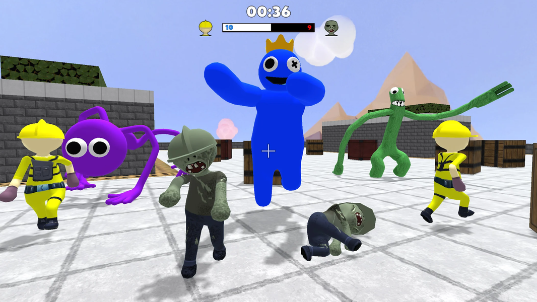 Blue Survival: Hide N Seek - عکس بازی موبایلی اندروید