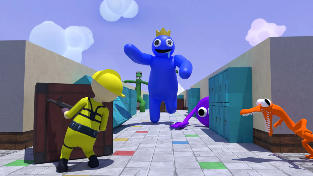 Blue Survival: Hide N Seek - عکس بازی موبایلی اندروید