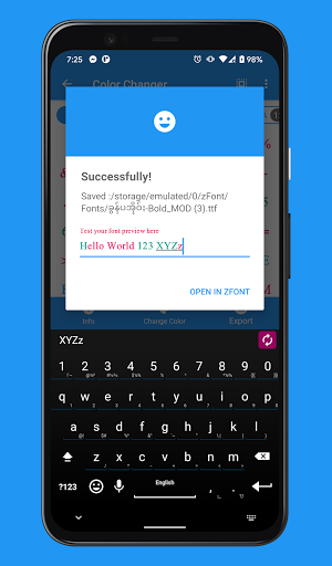 zFont Tool - Android Font Tool - عکس برنامه موبایلی اندروید