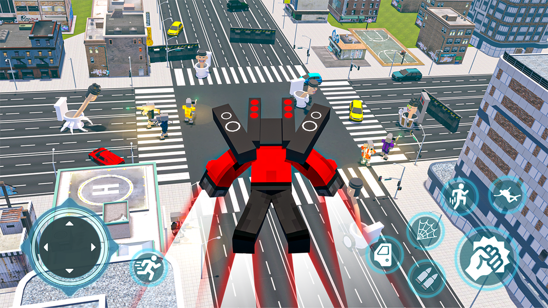 Skibd Craft: Shoot Toilet Head - عکس بازی موبایلی اندروید