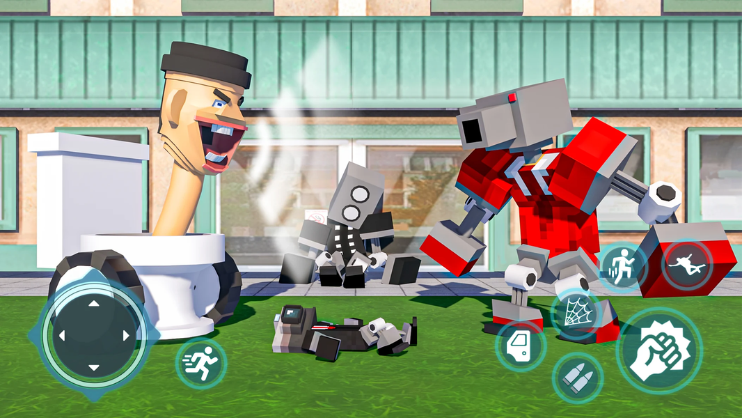 Skibd Craft: Shoot Toilet Head - عکس بازی موبایلی اندروید