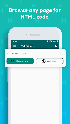 HTML Viewer - Image screenshot of android app