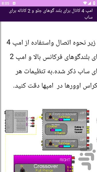آموزش های تعمیر امپلی فایر - عکس برنامه موبایلی اندروید