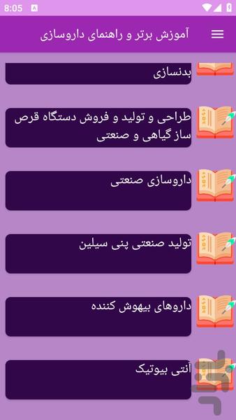 آموزش های داروسازی - عکس برنامه موبایلی اندروید