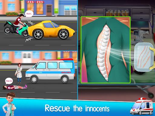 Ambulance Doctor Hospital Game - Gameplay image of android game