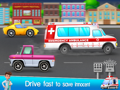 Ambulance Doctor Hospital Game - Gameplay image of android game