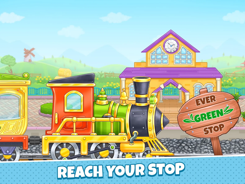 Train Games: Build Station - Gameplay image of android game