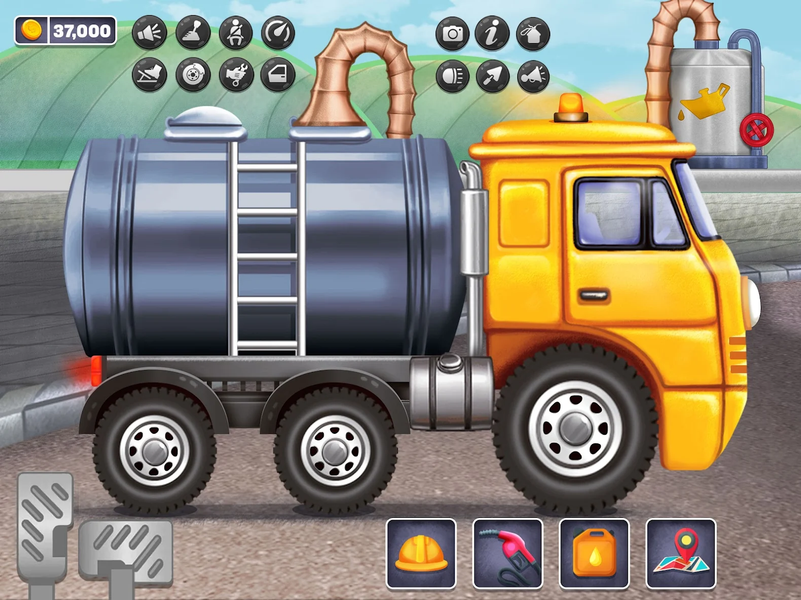 Oil Tanker Truck Games - عکس بازی موبایلی اندروید