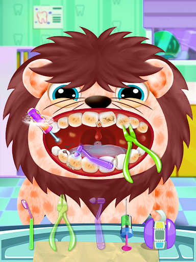Pet Dentist Doctor Care: Dental Games - Gameplay image of android game