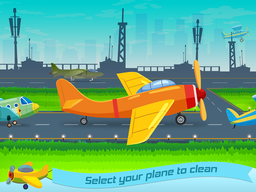 Kids Plane Wash Station And Repair Garage - Gameplay image of android game