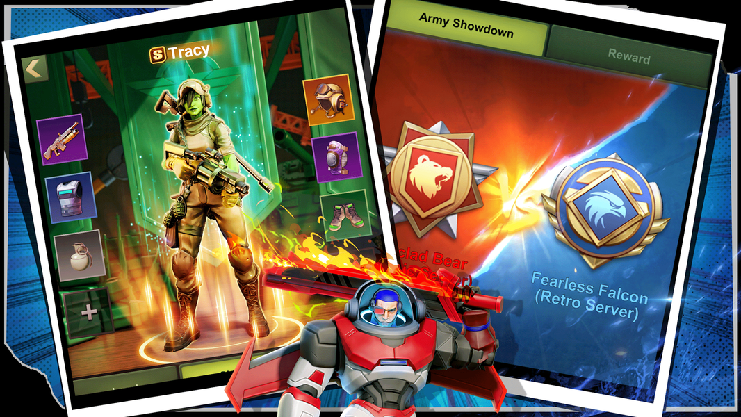TOY WARS: Green Soldier Strike - Gameplay image of android game