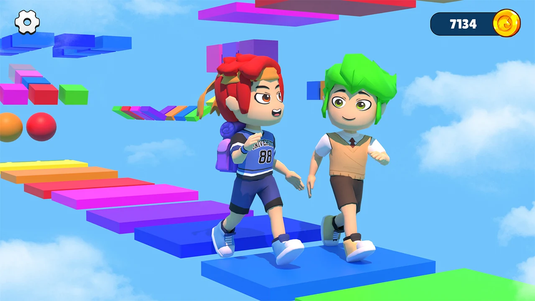 Jump Up: Blocky Sky Challenge - Image screenshot of android app