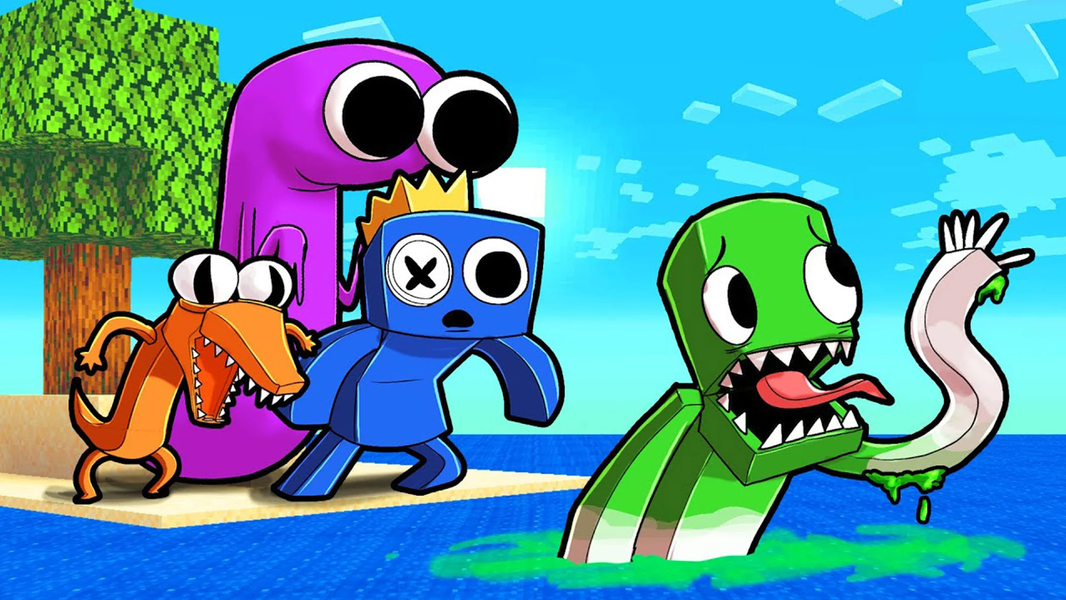 Rainbow Monster Bridge Race - عکس بازی موبایلی اندروید
