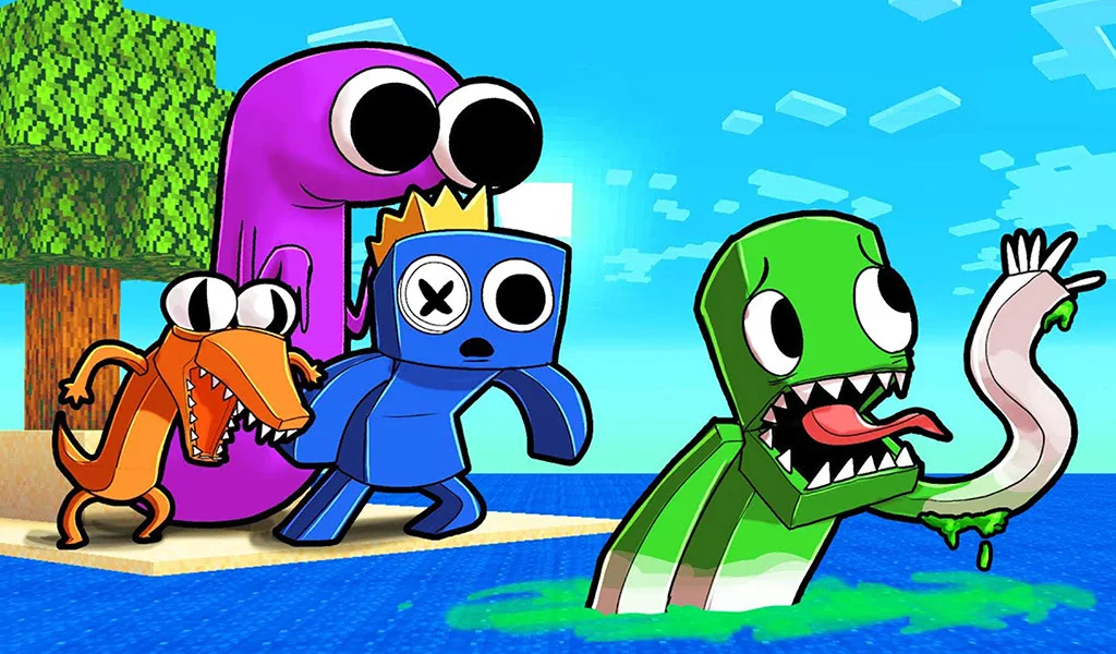 Rainbow Monster Bridge Race - عکس بازی موبایلی اندروید