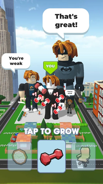 Lifting Hero 3D: Idle Muscle - Gameplay image of android game