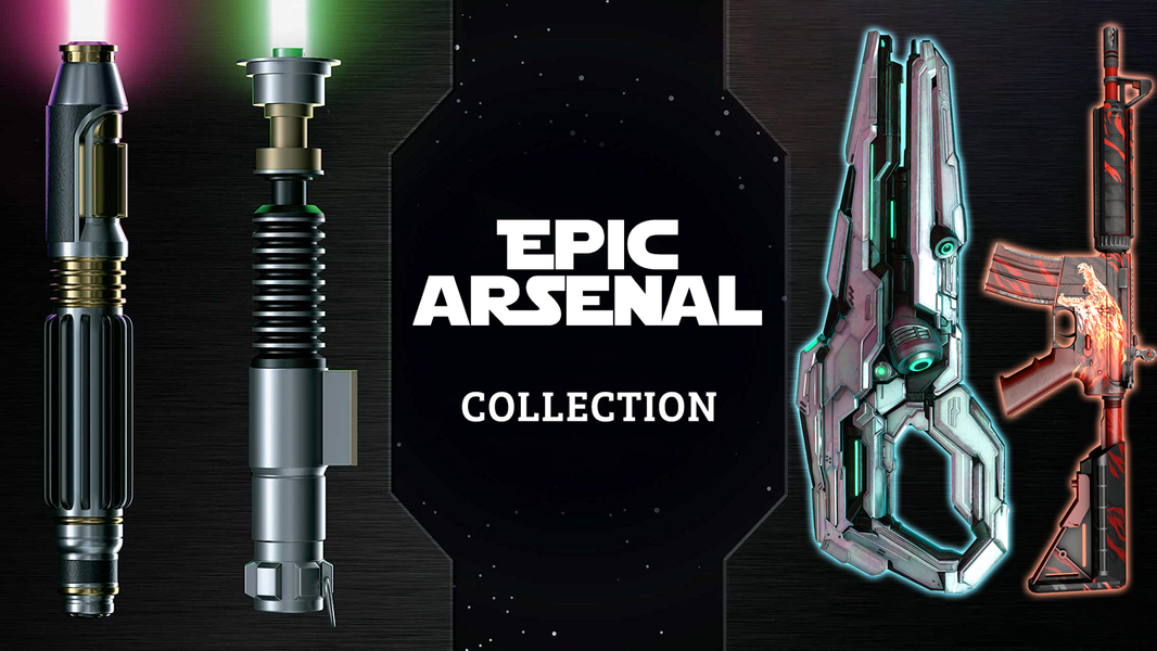 Lightsaber 'N Gun Simulator 3D - Gameplay image of android game