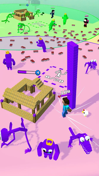 Rainbow.io - Outdo Craft Tower - عکس بازی موبایلی اندروید