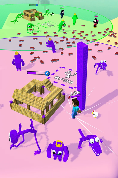 Rainbow.io - Outdo Craft Tower - عکس بازی موبایلی اندروید