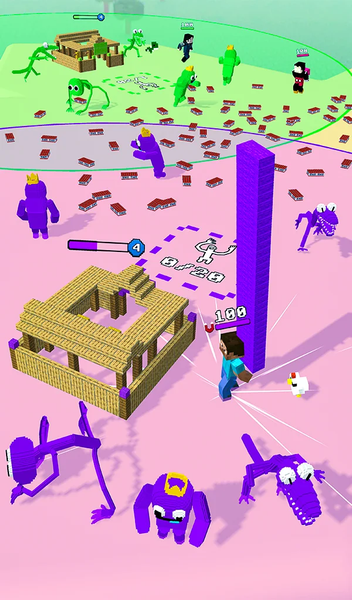 Rainbow.io - Outdo Craft Tower - عکس بازی موبایلی اندروید