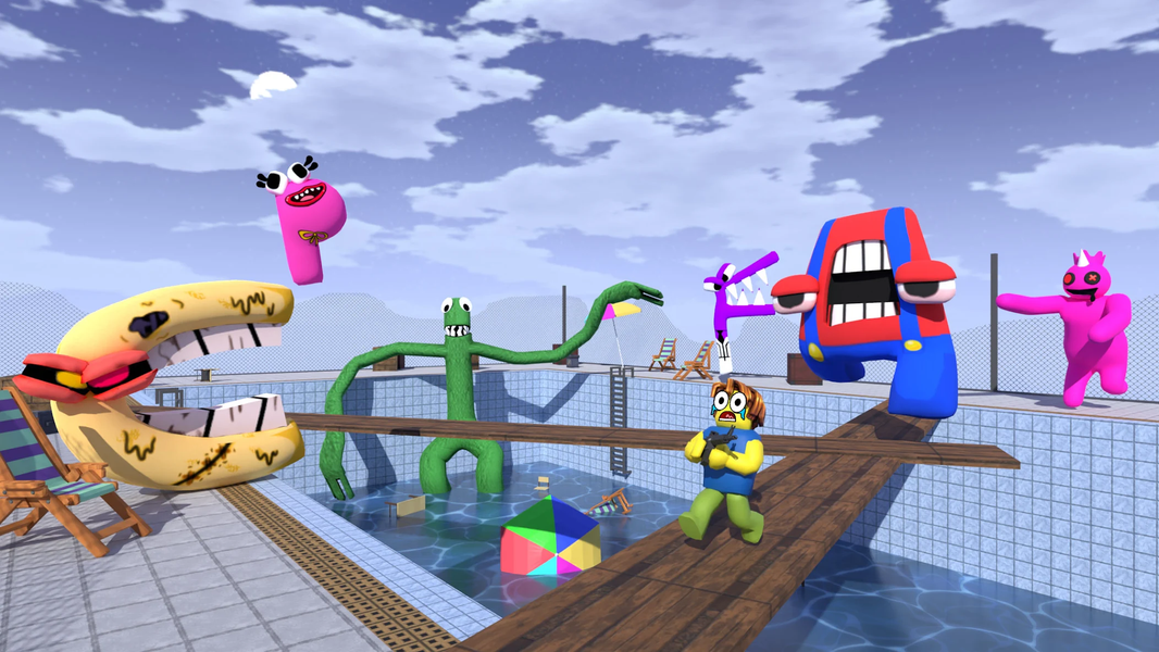 Roblock Play Alphabet Hunt - Gameplay image of android game
