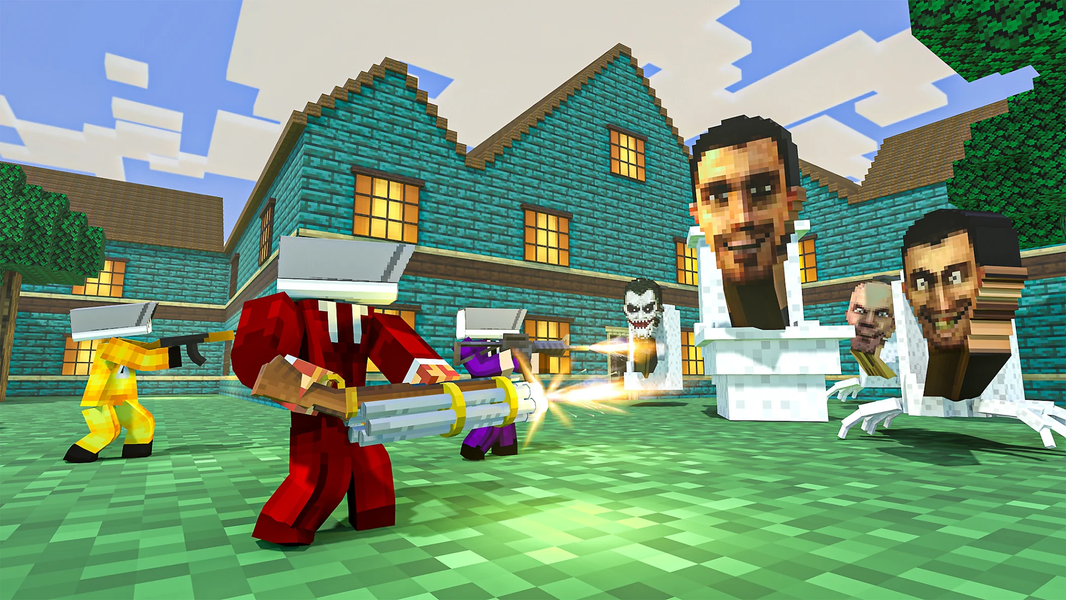 Craft Shooter FPS Battles - Gameplay image of android game