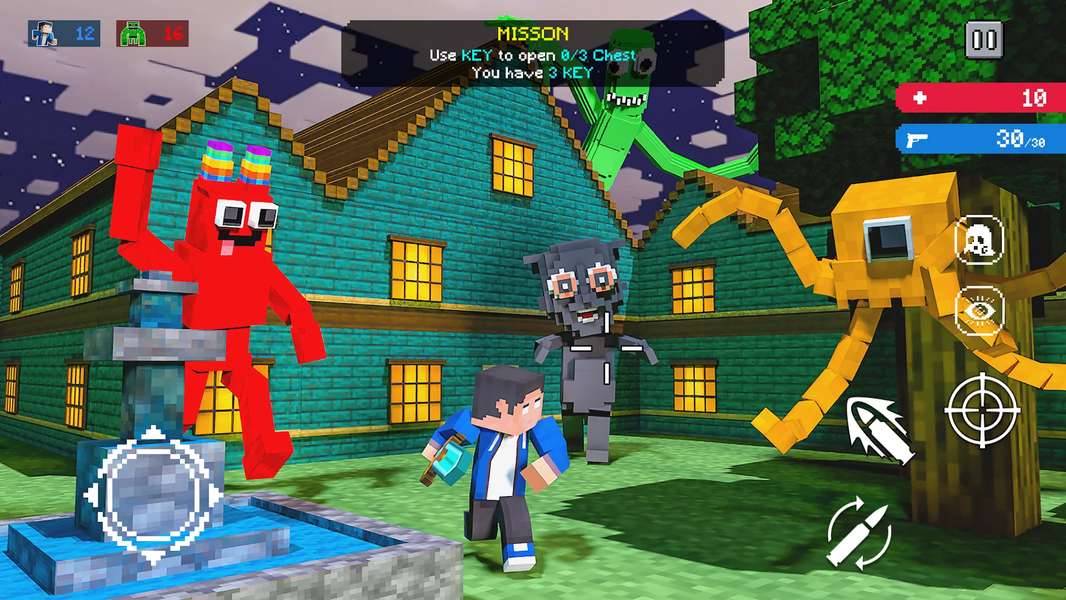 Craft Shooter FPS Battles - Gameplay image of android game