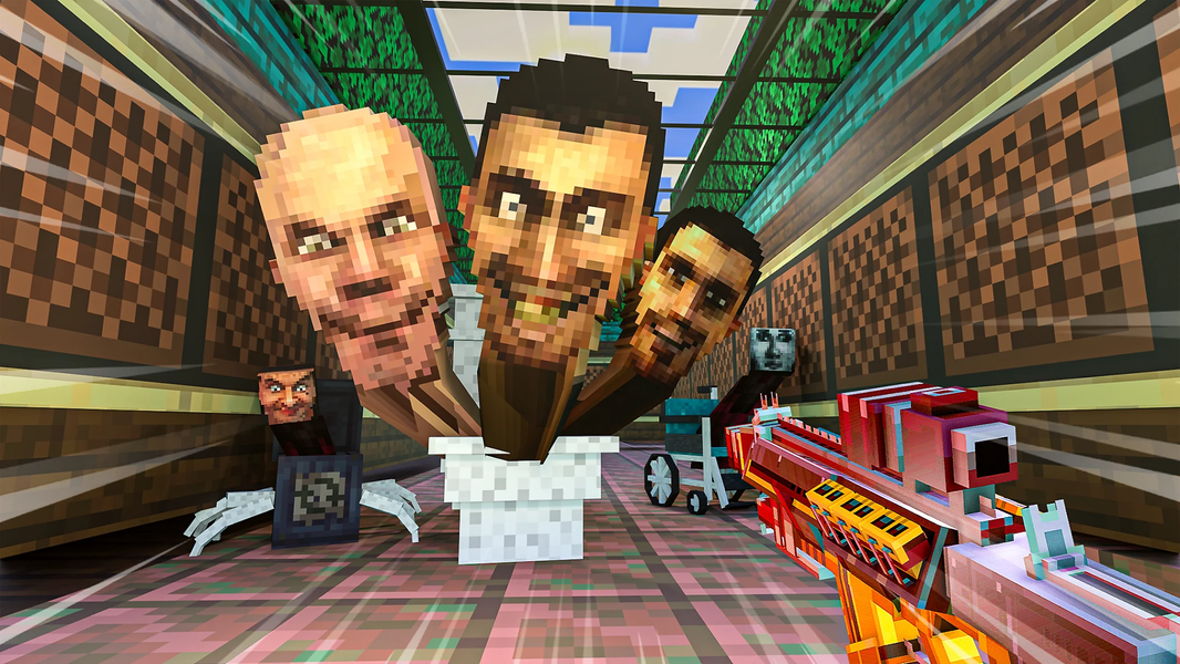 Craft Shooter FPS Battles - Gameplay image of android game