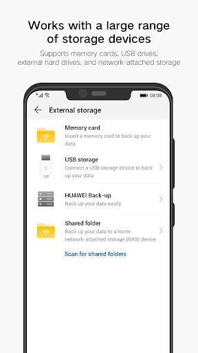 Huawei Backup - عکس برنامه موبایلی اندروید