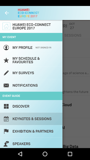 Huawei Events App/Huawei Europe Events - Image screenshot of android app