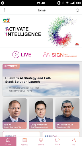 HUAWEI Events - Image screenshot of android app