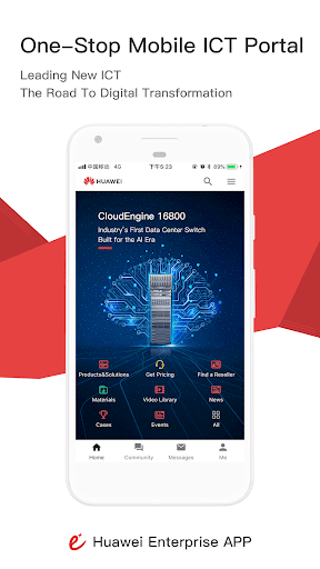 Huawei Enterprise Business - Image screenshot of android app