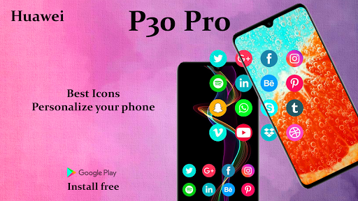 Huawei P60 Launcher and Themes - Image screenshot of android app