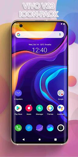 Vivo V23 theme, Vivo V23 5G IC - Image screenshot of android app