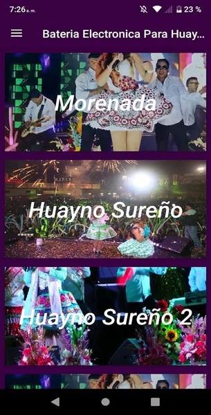 bateria electronica de huayno - Image screenshot of android app