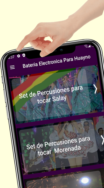 bateria electronica de huayno - Image screenshot of android app