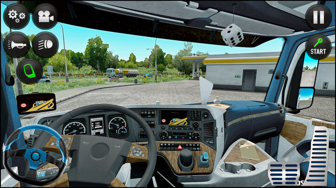 Euro Truck Simulator driving - عکس بازی موبایلی اندروید
