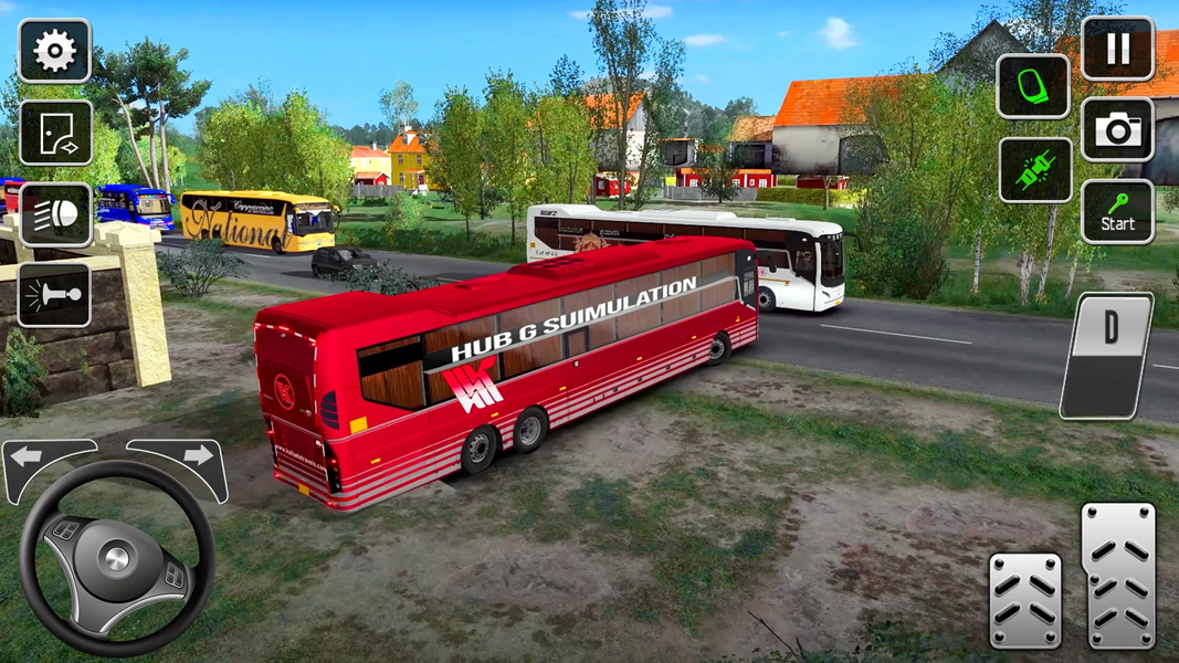 Euro Bus Games Bus Simulator - Gameplay image of android game