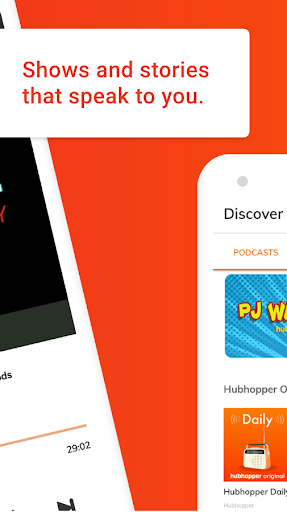 Hubhopper - Start your podcast - Image screenshot of android app