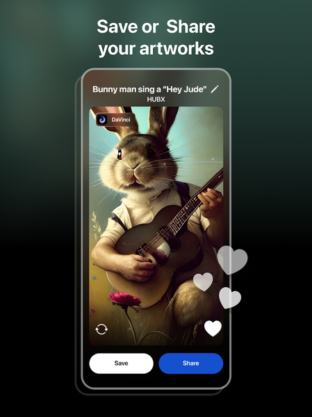 DaVinci - AI Image Generator - عکس برنامه موبایلی اندروید