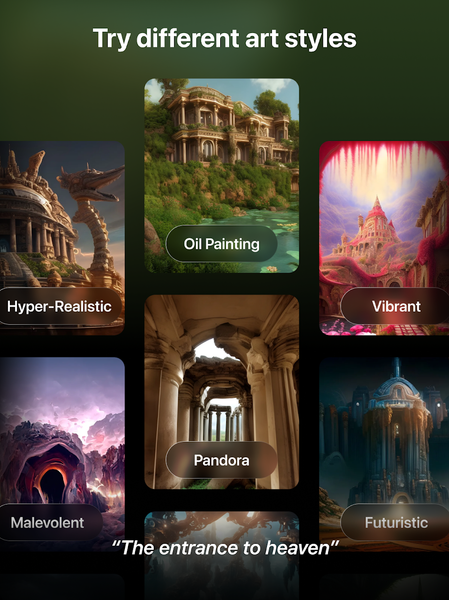 DaVinci - AI Image Generator - عکس برنامه موبایلی اندروید
