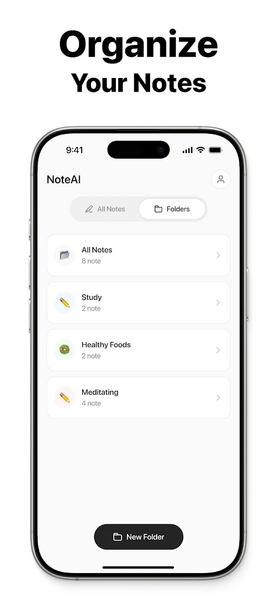 Note AI: Smart Note Taker - عکس برنامه موبایلی اندروید