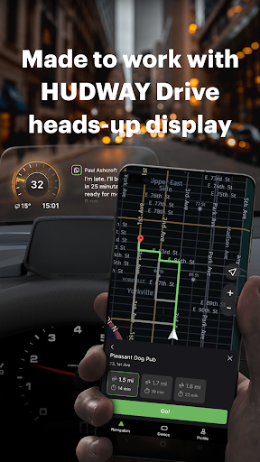HUDWAY Drive: HUD for any car - Image screenshot of android app