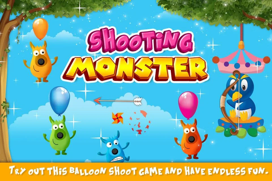 Shooting Monster - Gameplay image of android game