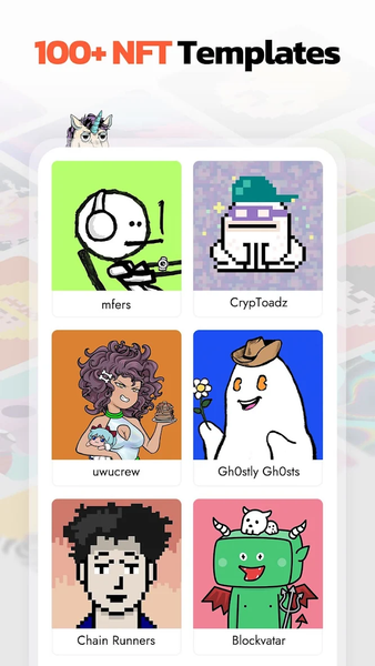 NFT Art Creator: UniPixel - عکس برنامه موبایلی اندروید