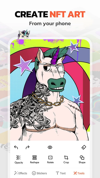 NFT Art Creator: UniPixel - عکس برنامه موبایلی اندروید