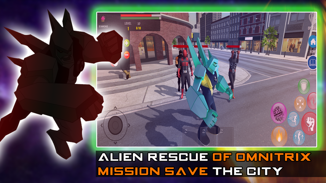 BenRPG : Ultimate Heroes Alien - Gameplay image of android game