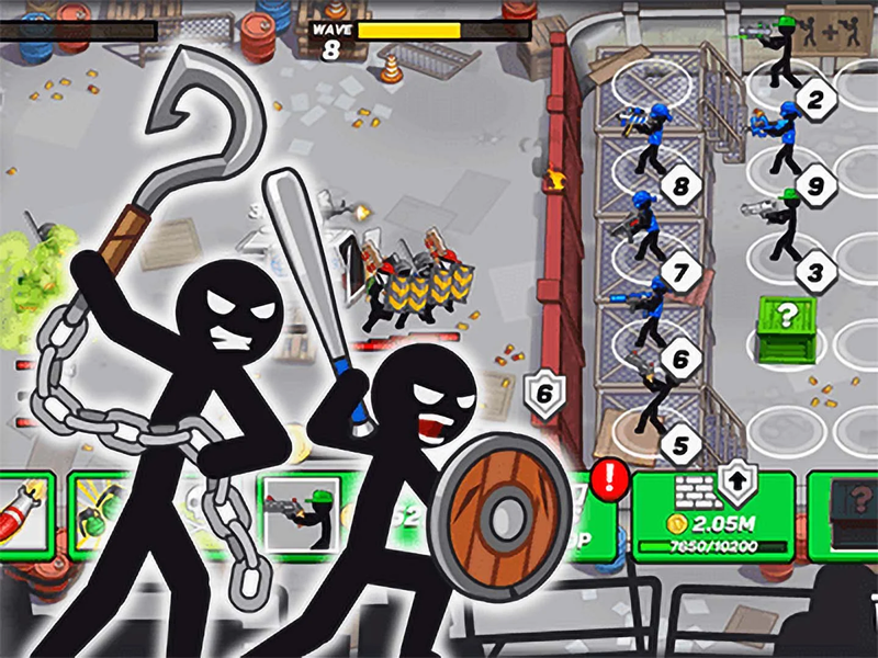 Stickman Defenders: Stick War - عکس بازی موبایلی اندروید