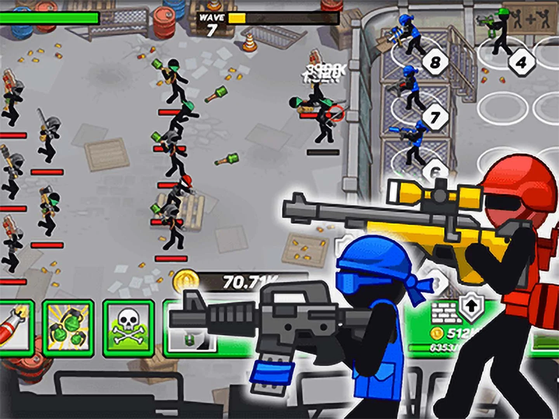 Stickman Defenders: Stick War - عکس بازی موبایلی اندروید
