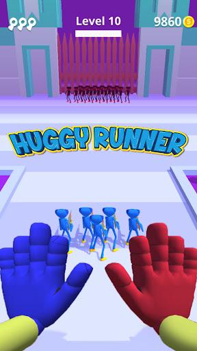 Huggy Runner - Cube Surfer - عکس برنامه موبایلی اندروید